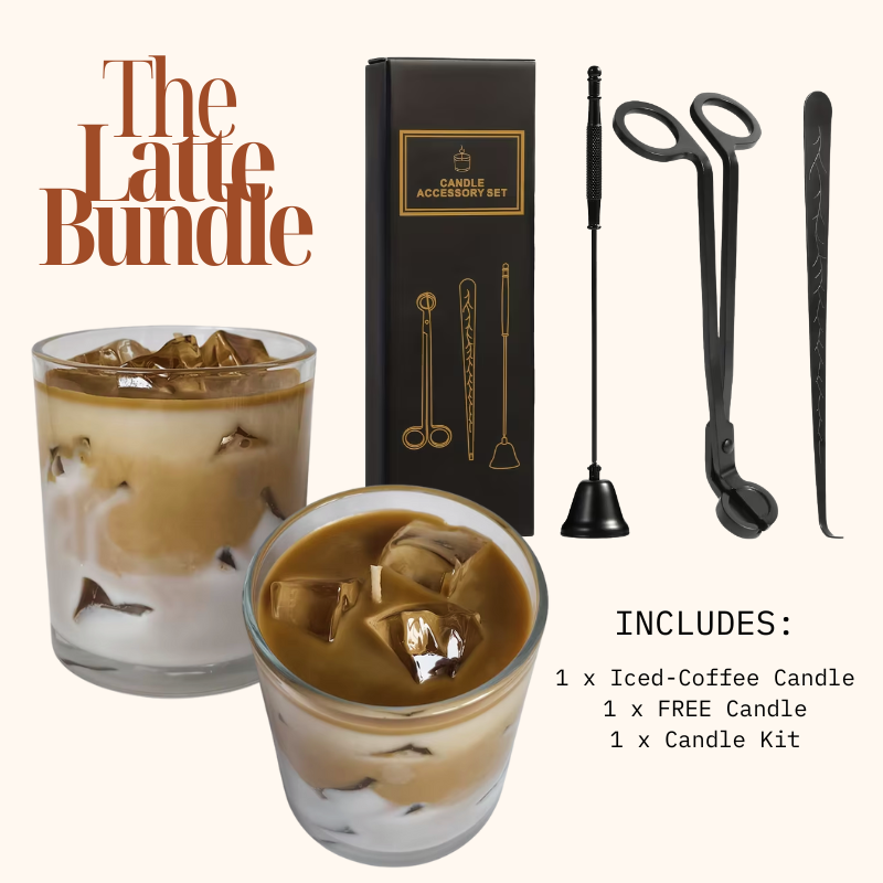 ⭐ Best Value - The Latte Bundle | 2 Iced-Coffee Candles + FREE GIFT